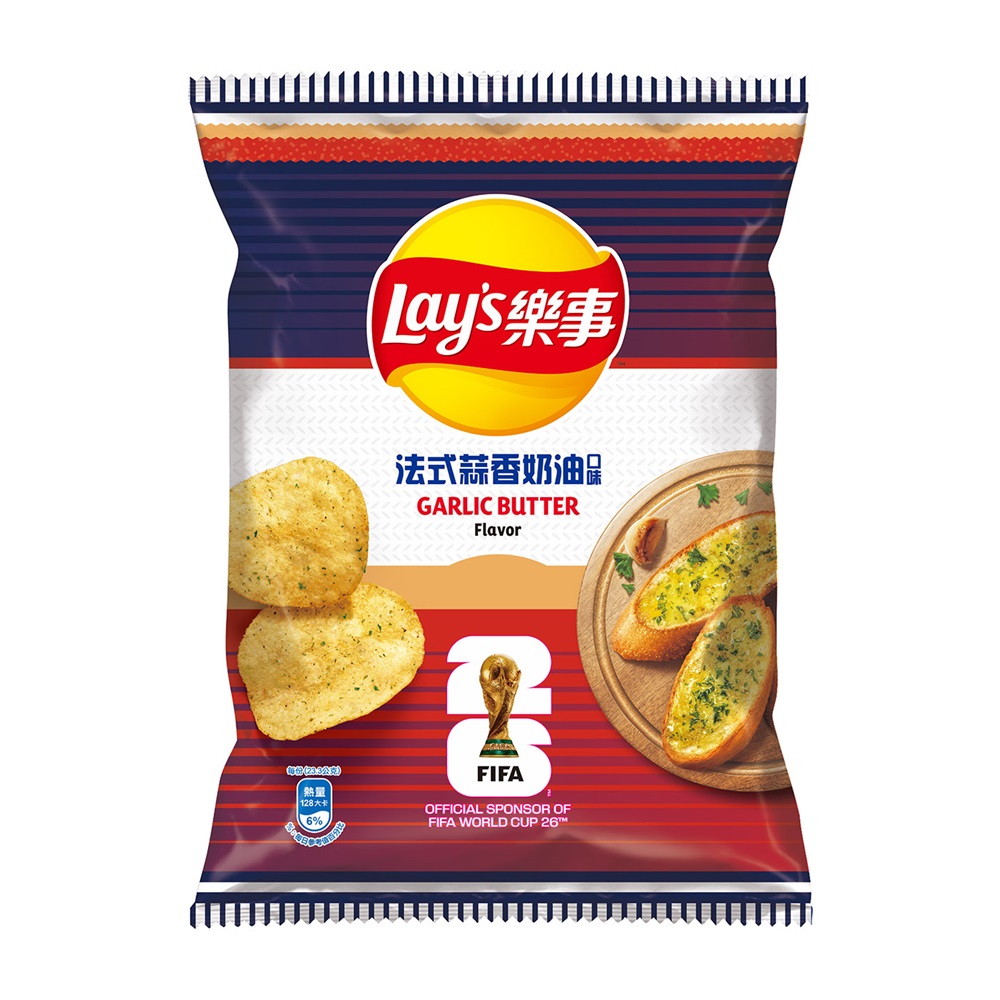 樂事法式蒜香奶油口味洋芋片70g, , large