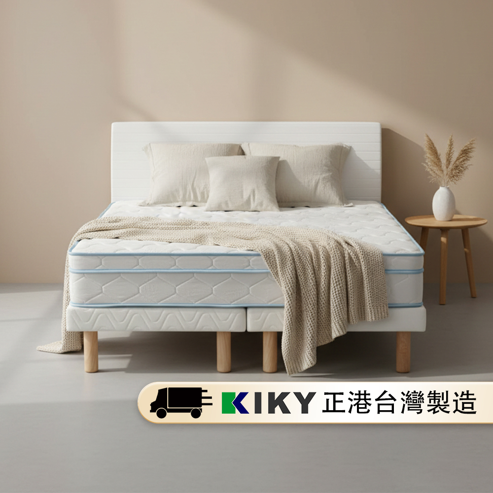 【KIKY】冰雪奇緣涼感三線蜂巢式獨立筒床墊, , large