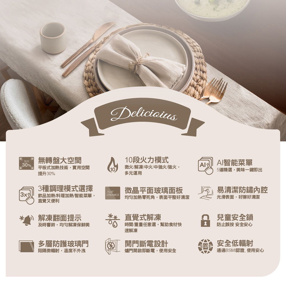 CHIMEI 奇美 20L微電腦平台式微波爐 MV-20B0FM, , large