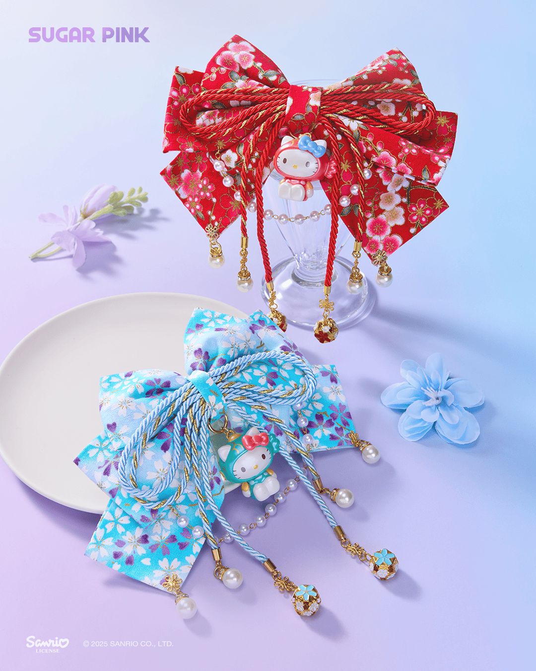 【際洋文化】Hello Kitty錦鯉花影系列萌趣豆, , large
