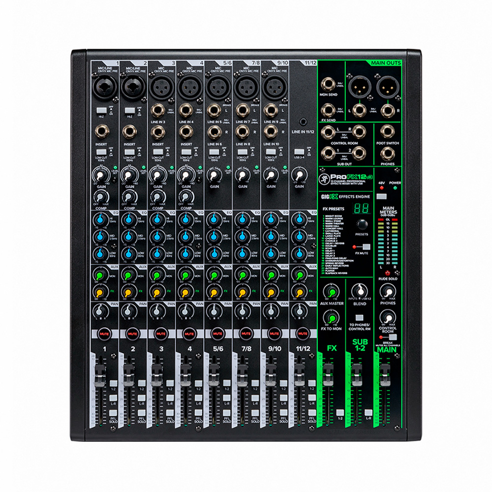 Mackie ProFX12v3 12軌類比混音器【敦煌樂器】, , large