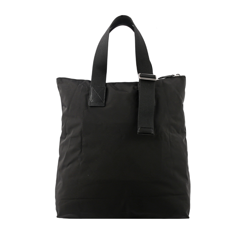 BALLY On The Go 條紋尼龍手提/肩背托特包/贈收納袋/, , large