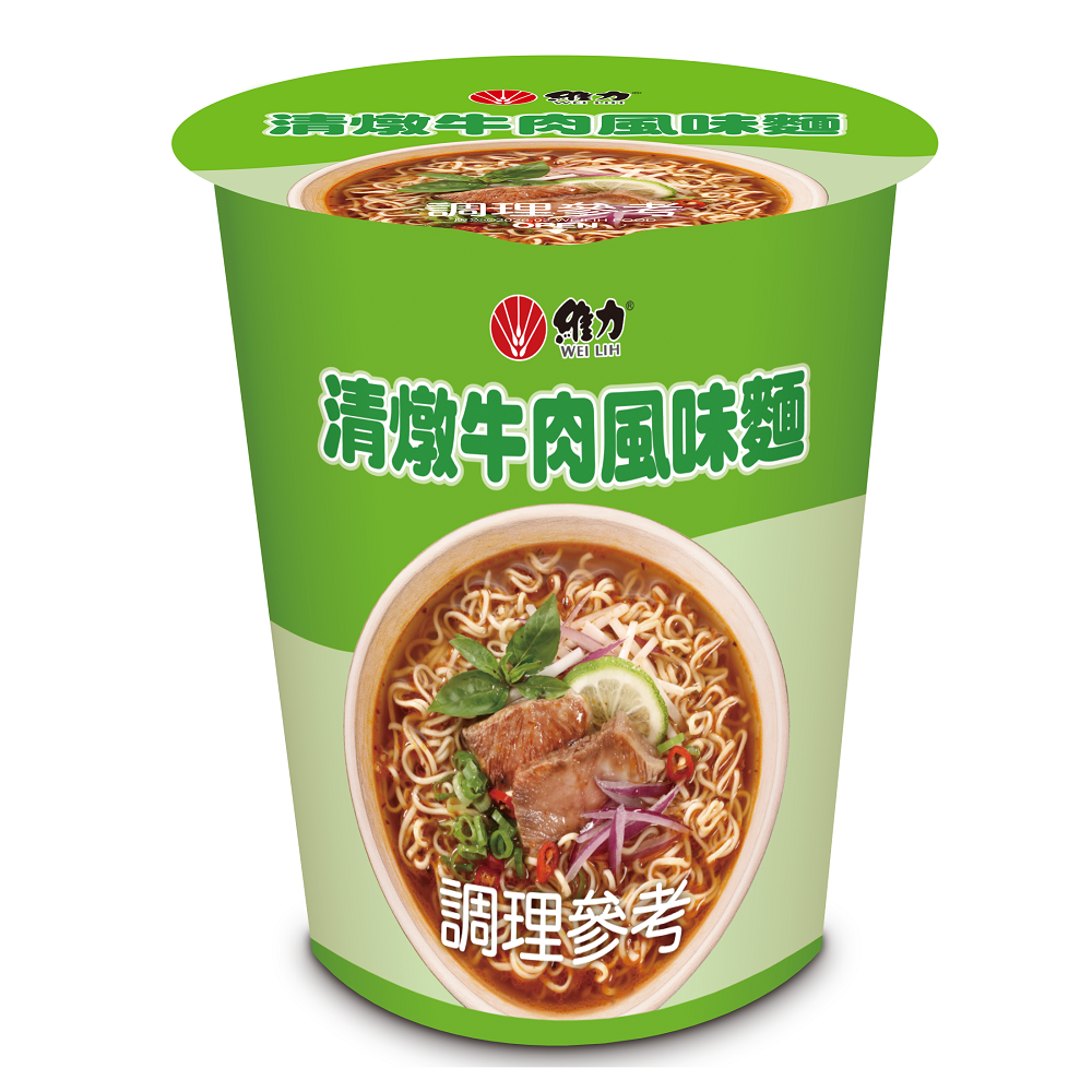 維力-清燉牛肉風味麵(杯), , large