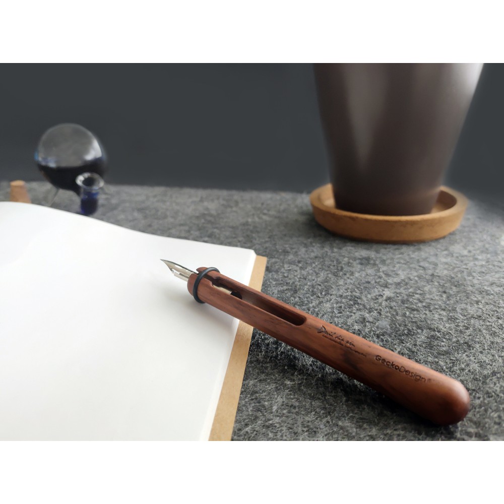 GeckoDesign Devil Dip Pen x Round Inkwell, , large