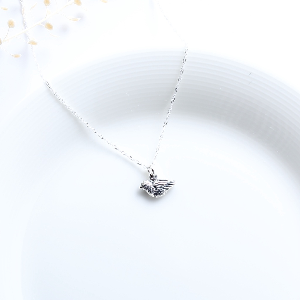 【Angel & Me】Lucky Bird s925 sterling silver necklace Valentine Day gift, , large