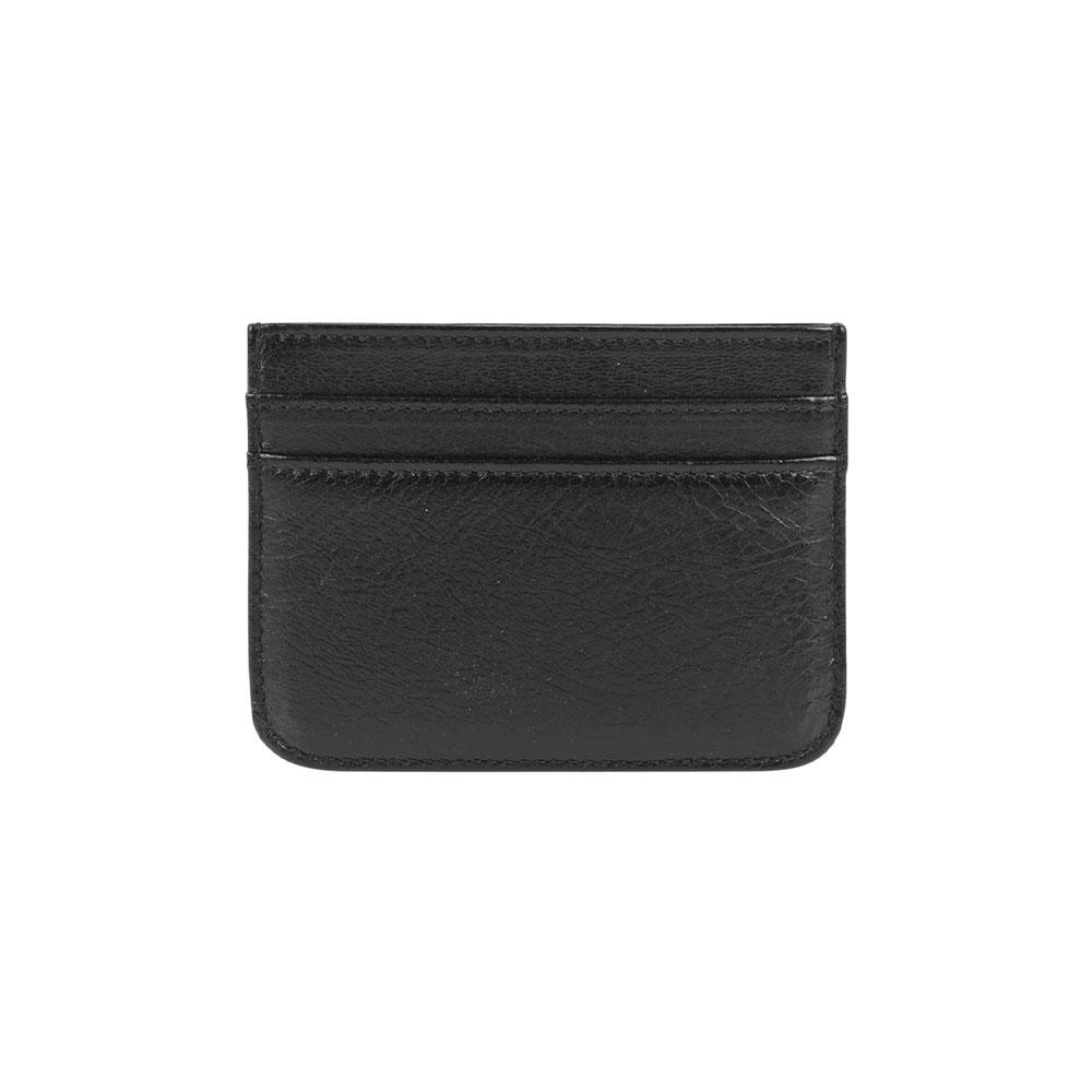 BALENCIAGA Monaco BB 金釦小羊皮4卡卡片夾/名片夾(黑色), , large