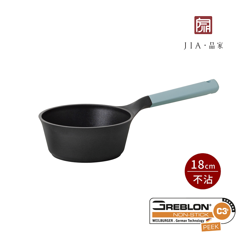 JIA Companion Non-Stick Sauce Pan 18cm,Green, , large