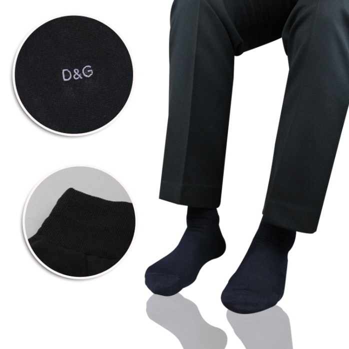 【D&G】素面紳仕襪<黑>DG9005 男襪 長襪, , large
