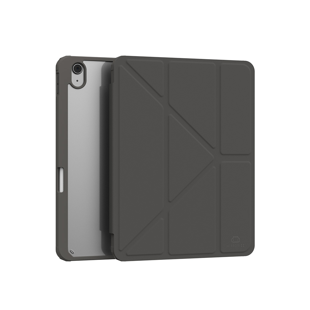 【HIPPORIZZ】iPad Air 11吋、Air 10.9吋 Origo 晶透筆槽防摔殼 深灰色, , large