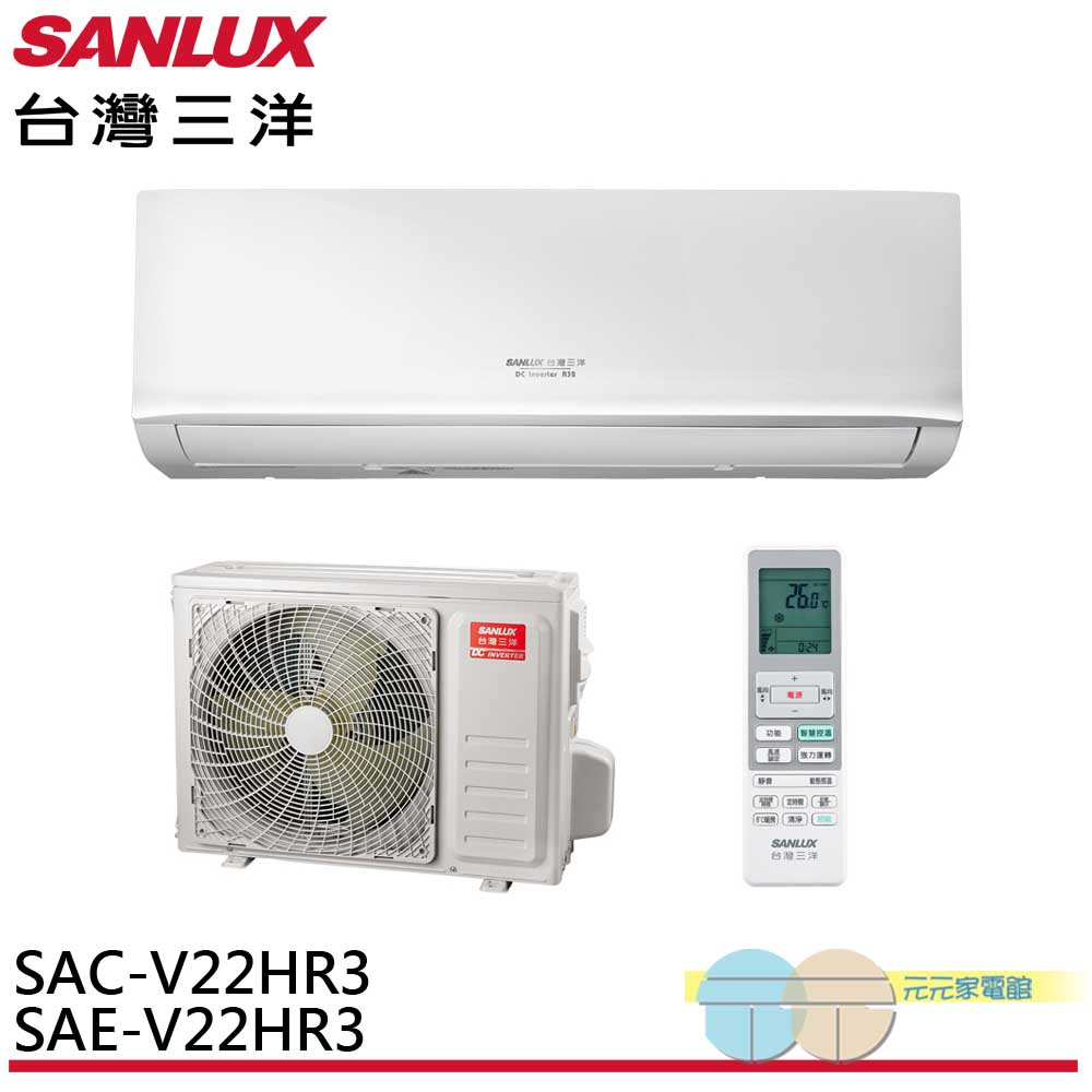 SANLUX 2-4 Ping R32 Inverter AC SAC-V22HR3/SAE-V22HR3, , large