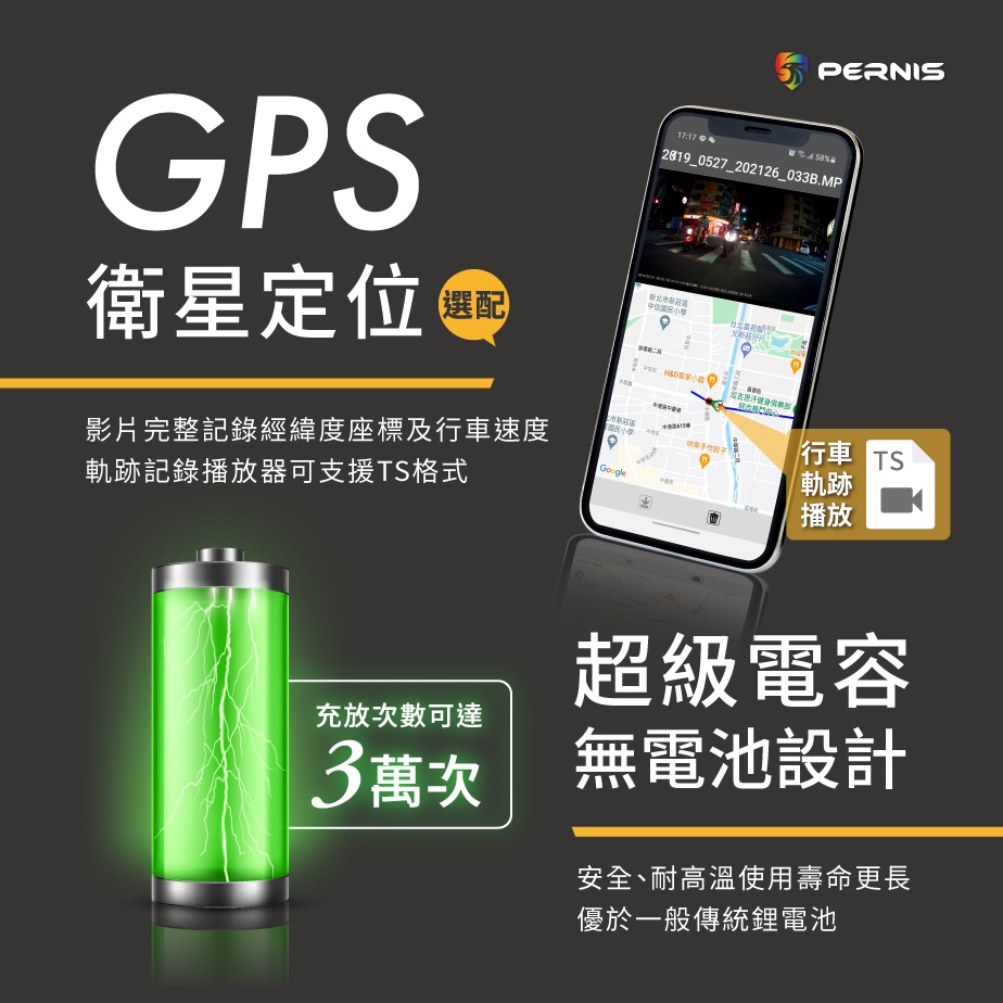 ◆六姐的店 【Polaroid寶麗萊】ME206WG LITE雙鏡頭機車行車記錄器 *可提供安裝服務*, , large