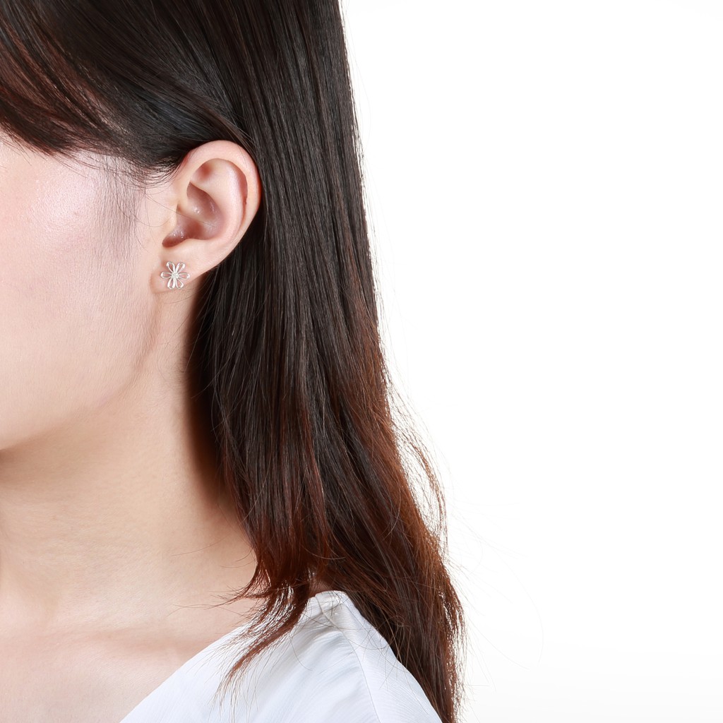 【Angel & Me】Cute Daisy Flower s925 sterling silver earrings Birthday gift, , large