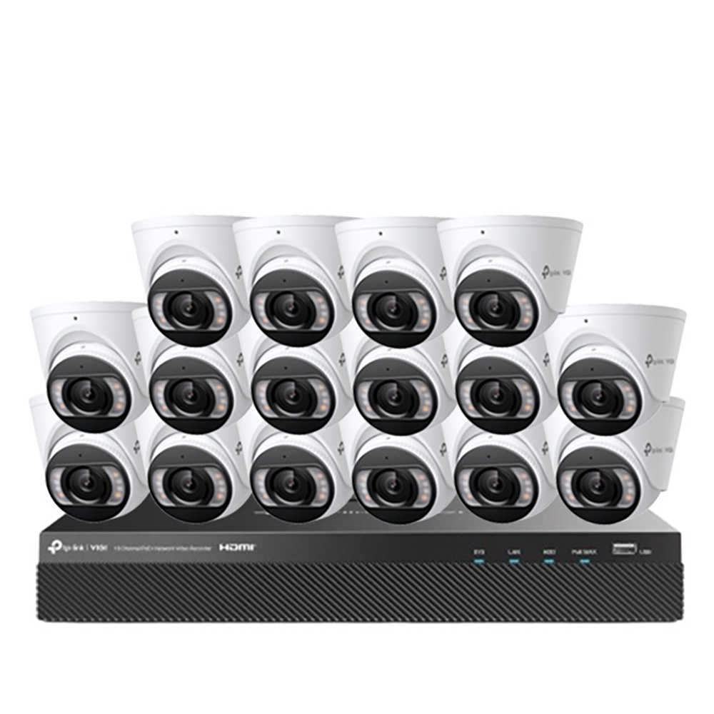 TP-LINK 昌運監視器組合 NVR2016H-16MP 16路主機+VIGI C485/C385*16, , large