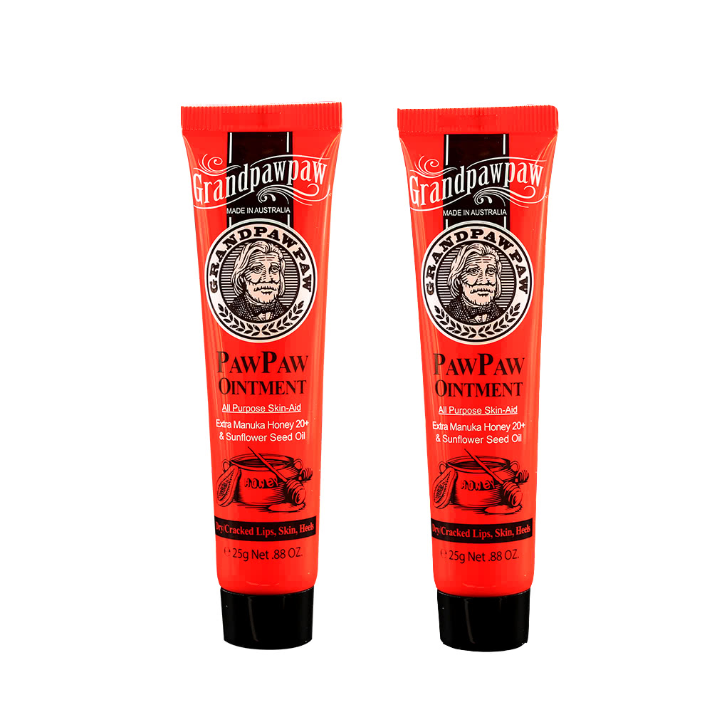 【澳洲Grandpawpaw 】木瓜軟膏含曼努考蜂蜜葵花籽油(2入組 25g/條), , large