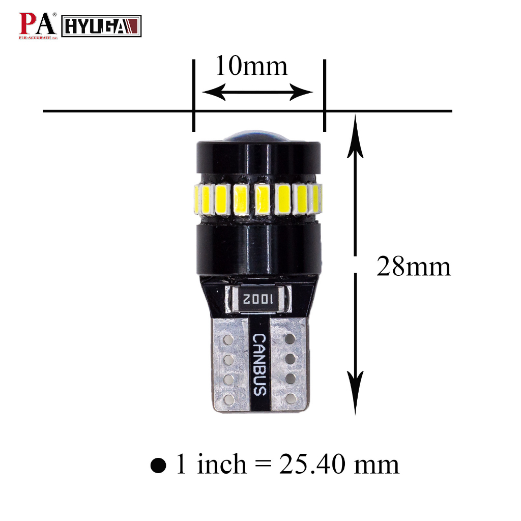 【PA LED】T10 W5W LED 解碼燈泡 19晶 CANBUS 防故障燈 室內燈 車廂燈 小魚眼 BL9, , large