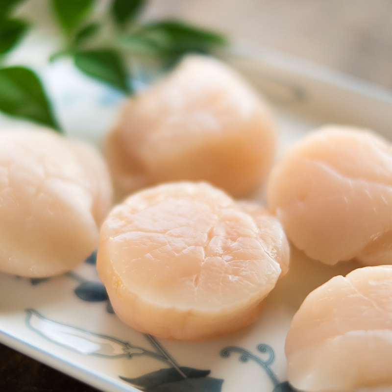 【17Buy】Sashimi-Grade Hokkaido Scallops / 225g, , large