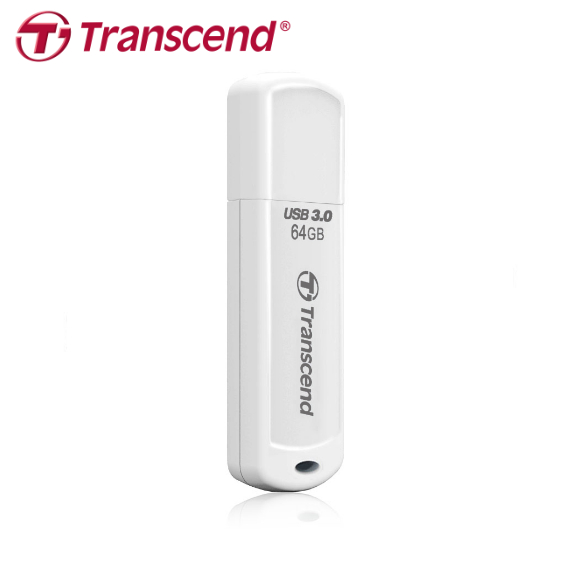 【Transcend】創見 JetFlash 730 USB 3.1 64GB 白色 高速隨身碟 保固公司貨, , large