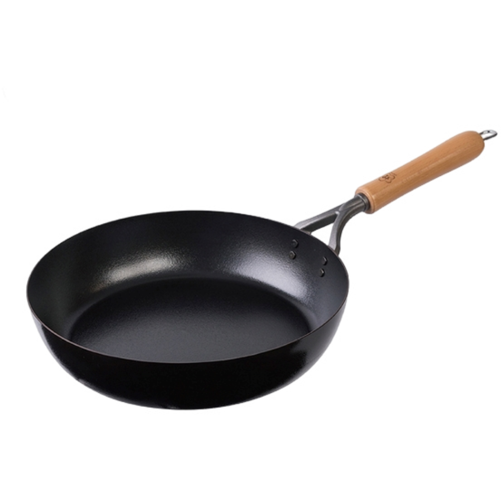 Huang - 30cm Iron Wok with Concave-convex Rock Pattern, , large