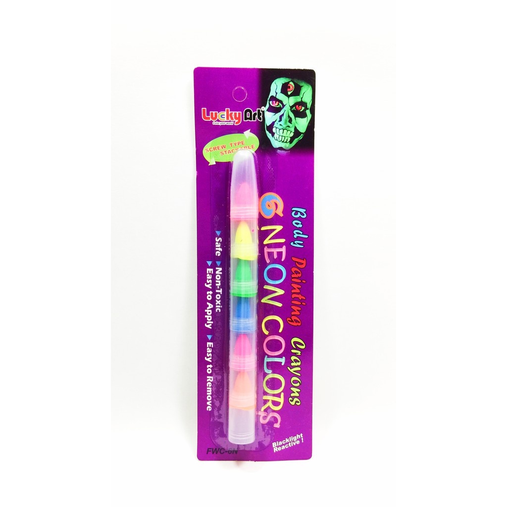 蜡藝 6色多節人體彩繪筆蜡藝 6色多節人體彩繪筆-珠光色, , large