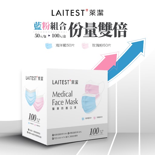 LAITEST MEDICAL FACE MASK, , large