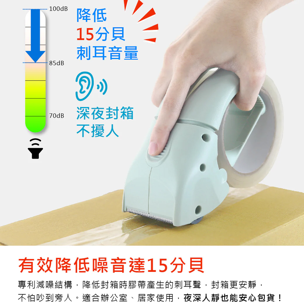 【龍品文創】力大 ABEL 03941 省力降噪 2吋 切割器  48MM-粉紅, , large