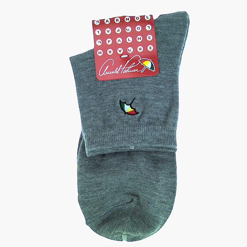 AP雨傘女經典休閒短襪, 灰色, large