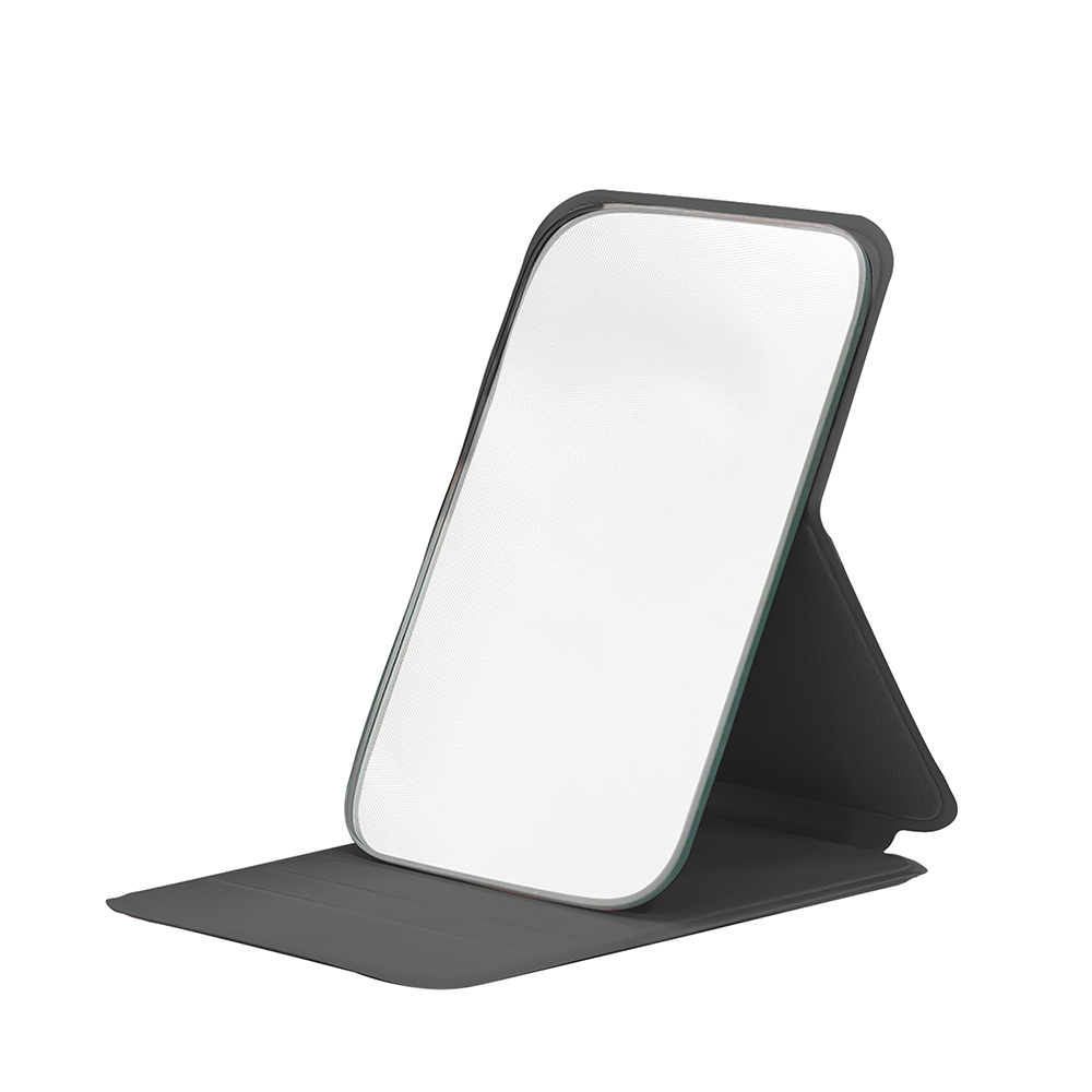 [High-Quality Living] High-Definition Thickened Leather Folding Makeup Mirror | Folding Portable Mirror | Mirror | Portable Mirror | Storage Makeup Mirror | Folding Makeup Mirror | Small Mirror | Leather Mirror, , large