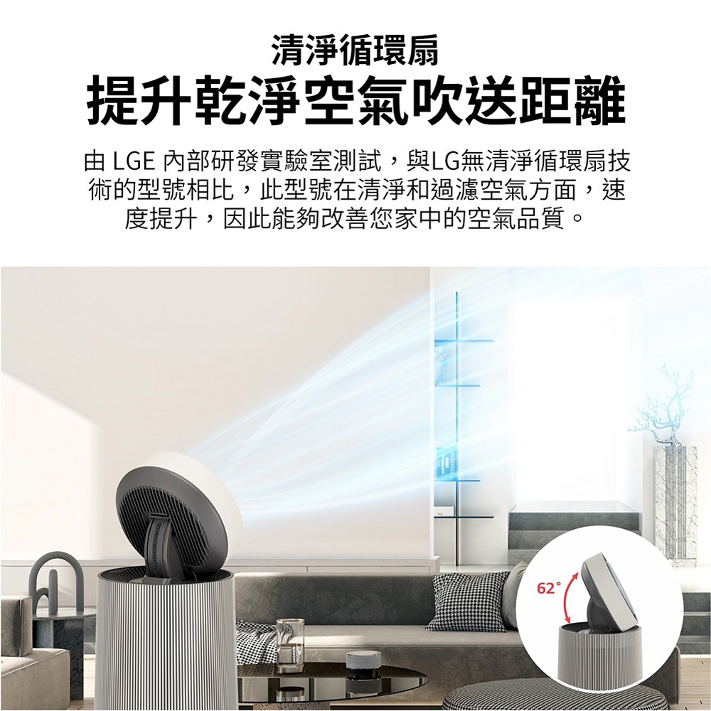 LG AS651DBY0 PuriCar 360&deg;空氣清淨機 寵物功能增加版二代 (單層), , large