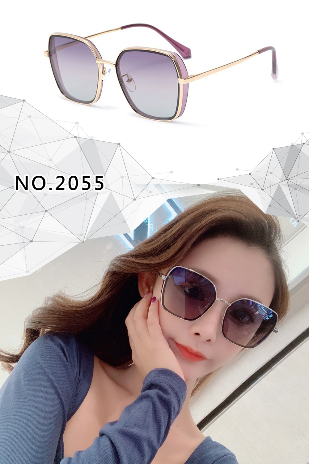Glasses, 黑色, large