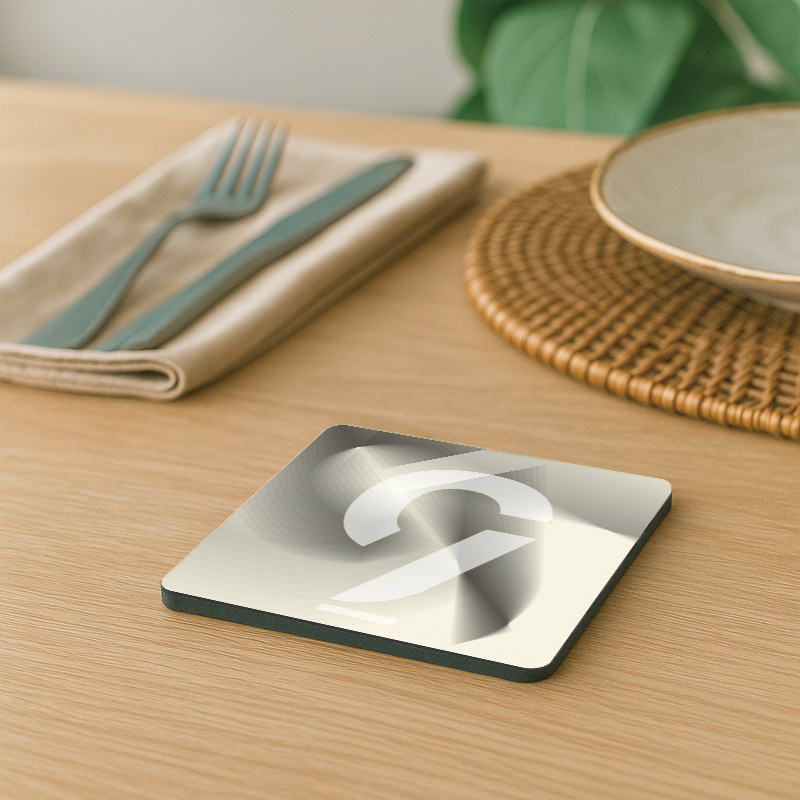 【Monster】 My Number Rhyme Soft Diatomaceous Earth Absorbent Coaster &ndash; Lucky Number Series (10x10cm) &ndash; 9, , large