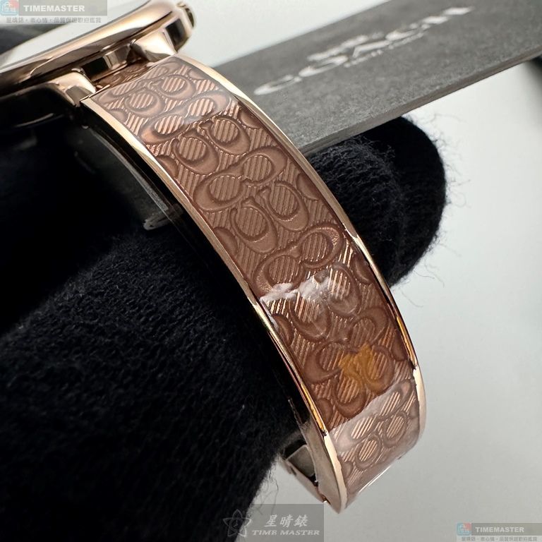 [星晴錶業]COACH手錶,26mm,CH00235銀白色錶面玫瑰金錶殼玫瑰金色精鋼錶帶款, , large