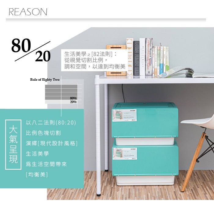 【Y HOUSE】Fully open storage box/storage box/organization box/plastic box-35L red, , large