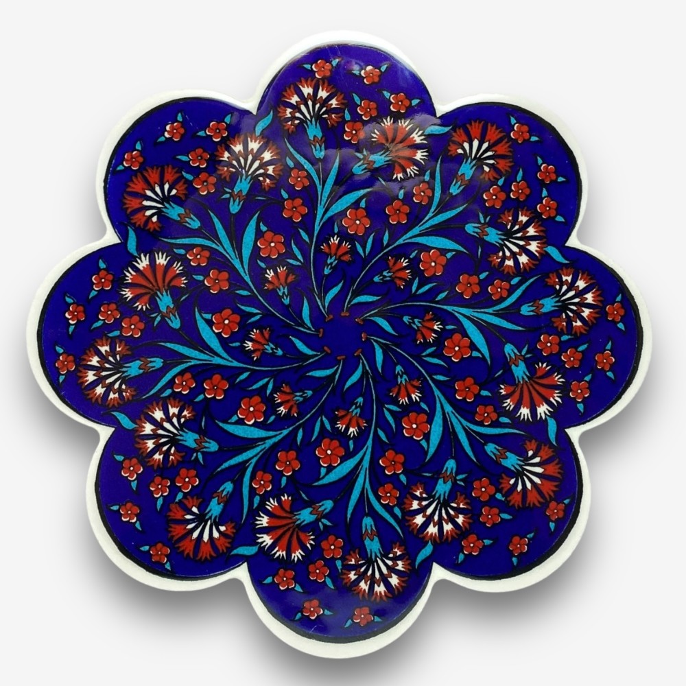 【SOLO Vintage】Designer Heat Mats Ceramic Hot Pads Coasters Made in Turkey 15, , large