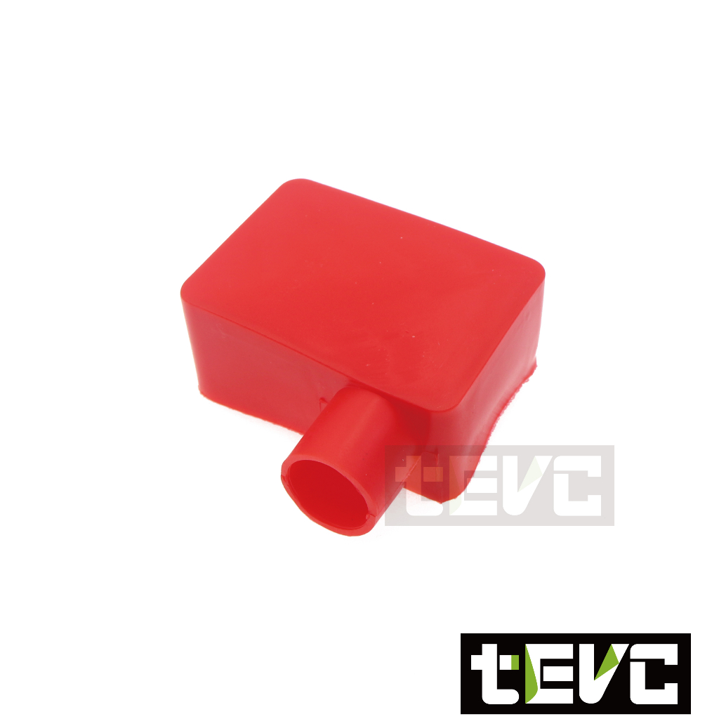 《tevc》BK007 電瓶保護 絕緣保護套 橡膠套 防塵蓋-紅色, , large