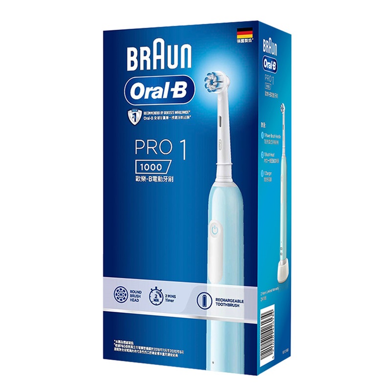 百靈Oral-B PRO1 3D電動牙刷, , large