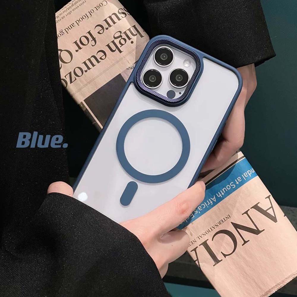 【山水之寶】iPhone 13pro手機殼 防摔殼 鑽石紋磁吸防摔殼 支援無線充電 Magsafe, , large
