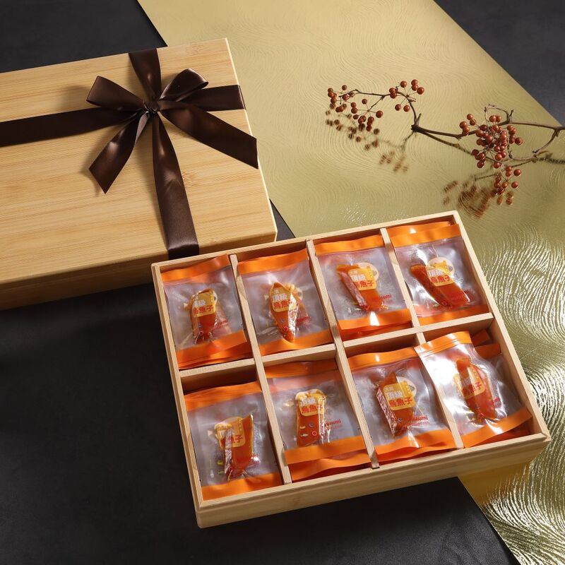 [大賞] 野生一口烏魚子典藏禮盒(7gx56入), , large