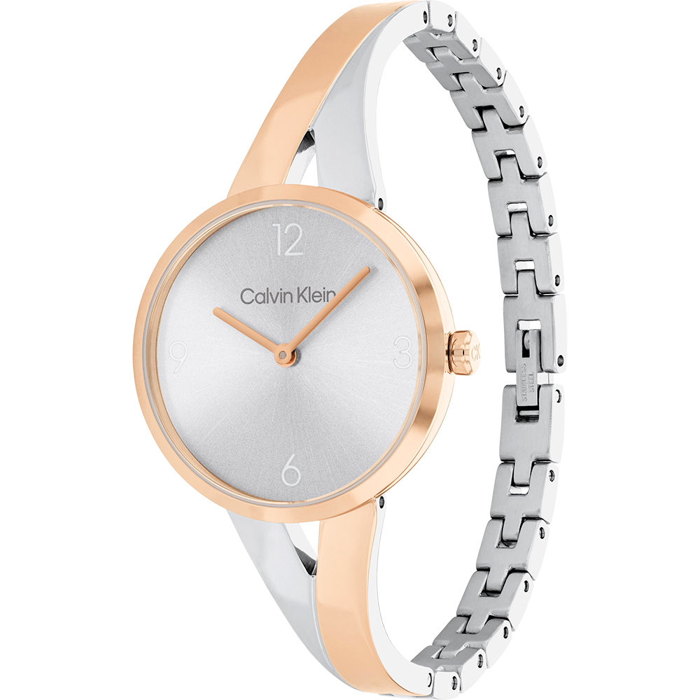 CALVIN KLEIN CK 雙色女錶-30mm(25100028), , large