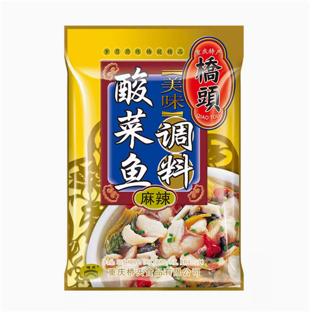 橋頭酸菜魚調料 麻辣 318g效期 2027/01/31（不含魚）, , large