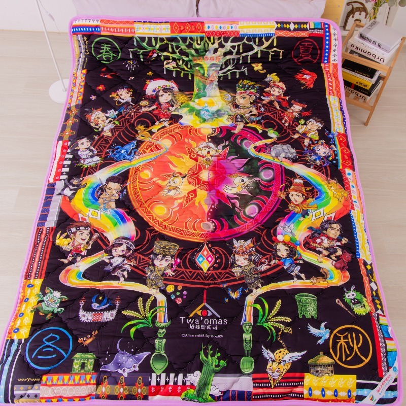 [CINN Official] Nano FIR Blanket &ndash; Indigenous Mythology Design｜Twa&rsquo;omas IP Collaboration｜145 &times; 205 cm, , large