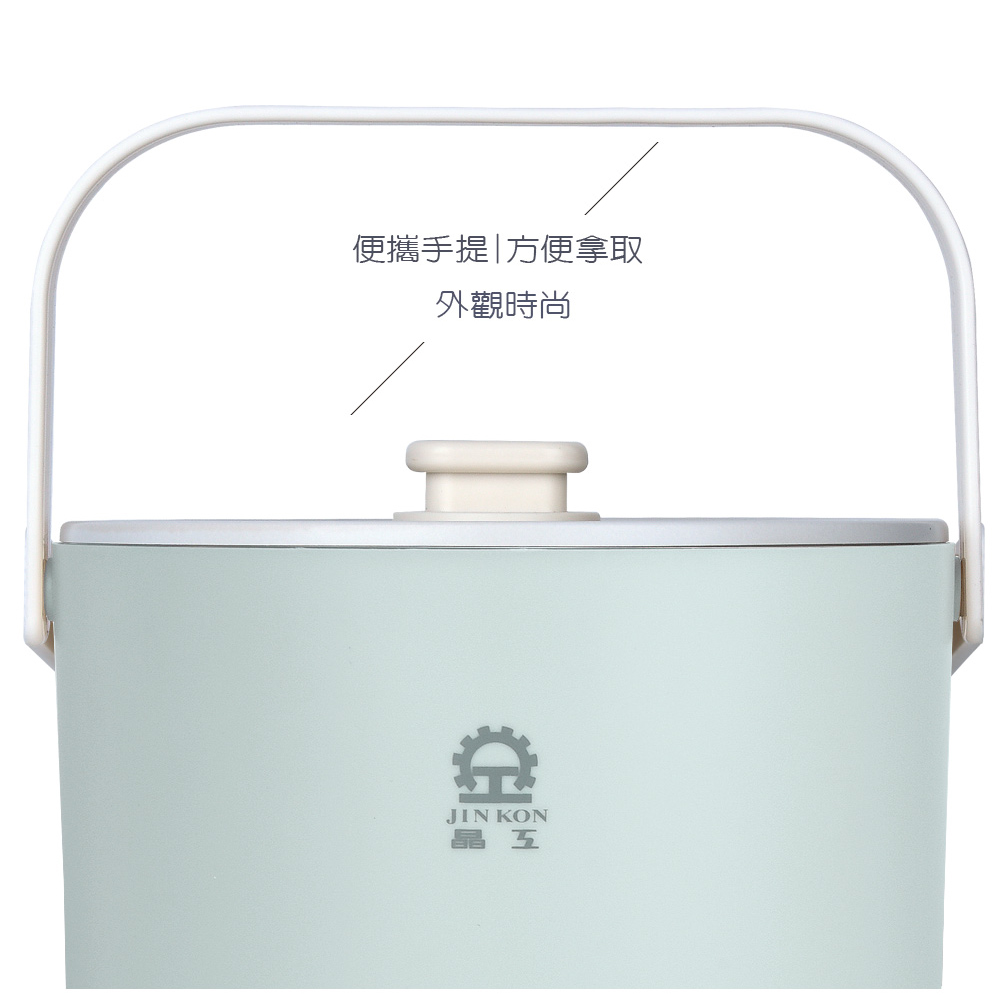 【晶工 Jinkon】1.3L多功能料理電碗-綠色 JK-618-G, , large