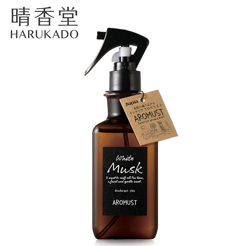 〔本野有限公司〕日本晴香堂芳香噴霧棕瓶280ml (白麝香)-2入, , large