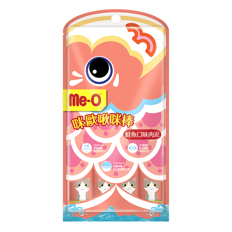 Me-O Creamy Treats Salmon Flavor, , large