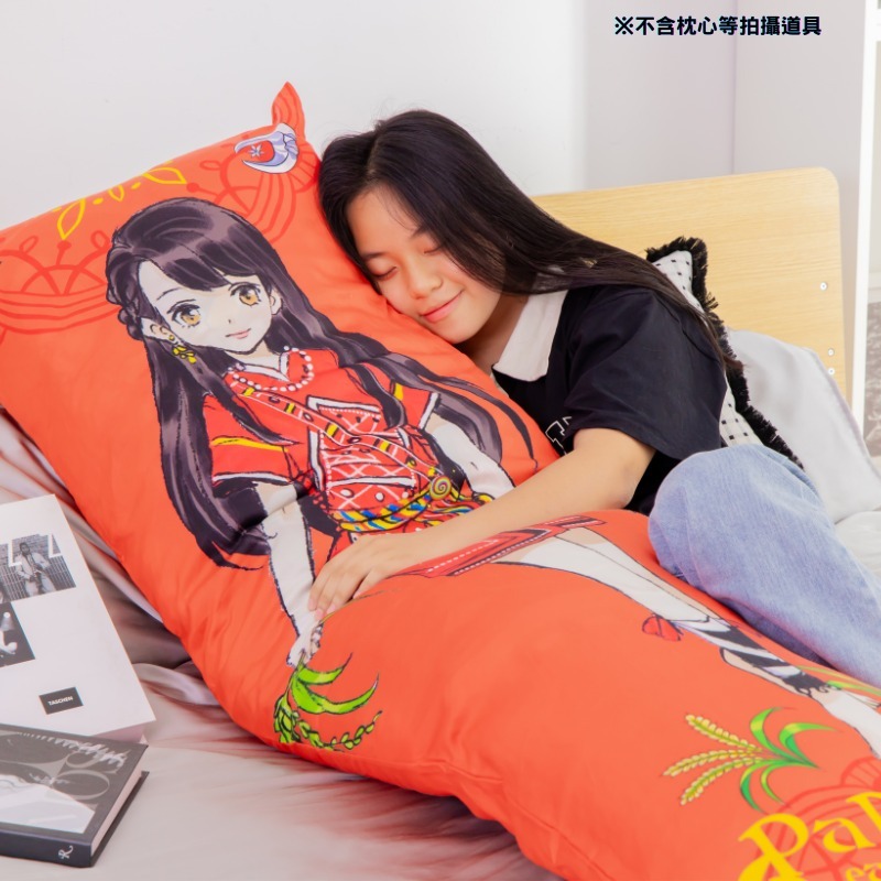 CINN &times; Twa&rsquo;omas IP Nano Far‑Infrared Reversible Princess Bolster Pillowcase &ndash; 150 &times; 50 cm, , large