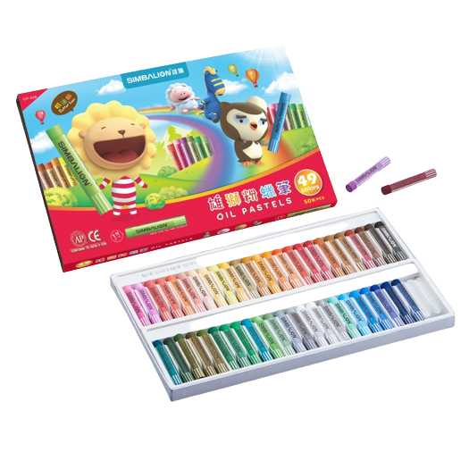 LION OP-50A Oil Pastels-49 Colors, , large