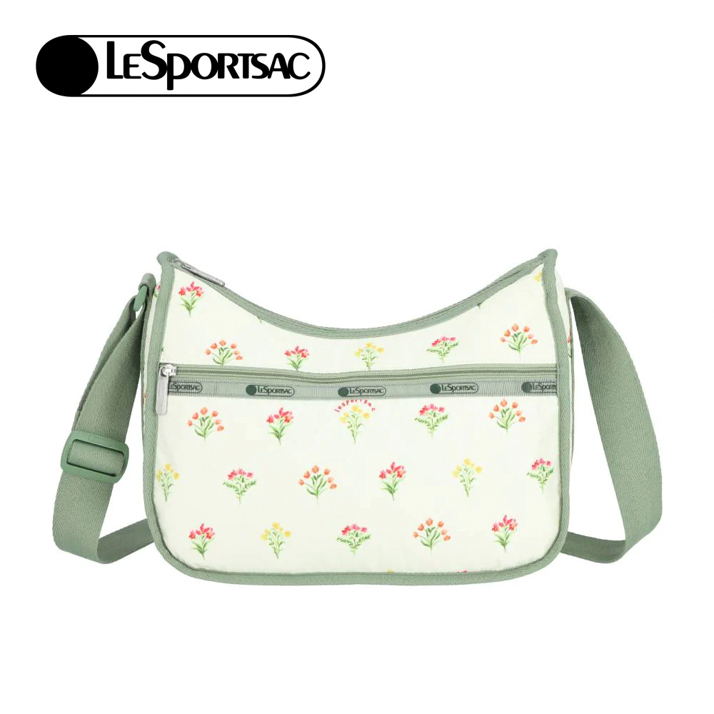 Lesportsac Classic Hobo 經典斜背包 側背包 旅用通勤包 送禮 禮物 推薦 女包(盛夏草原), , large