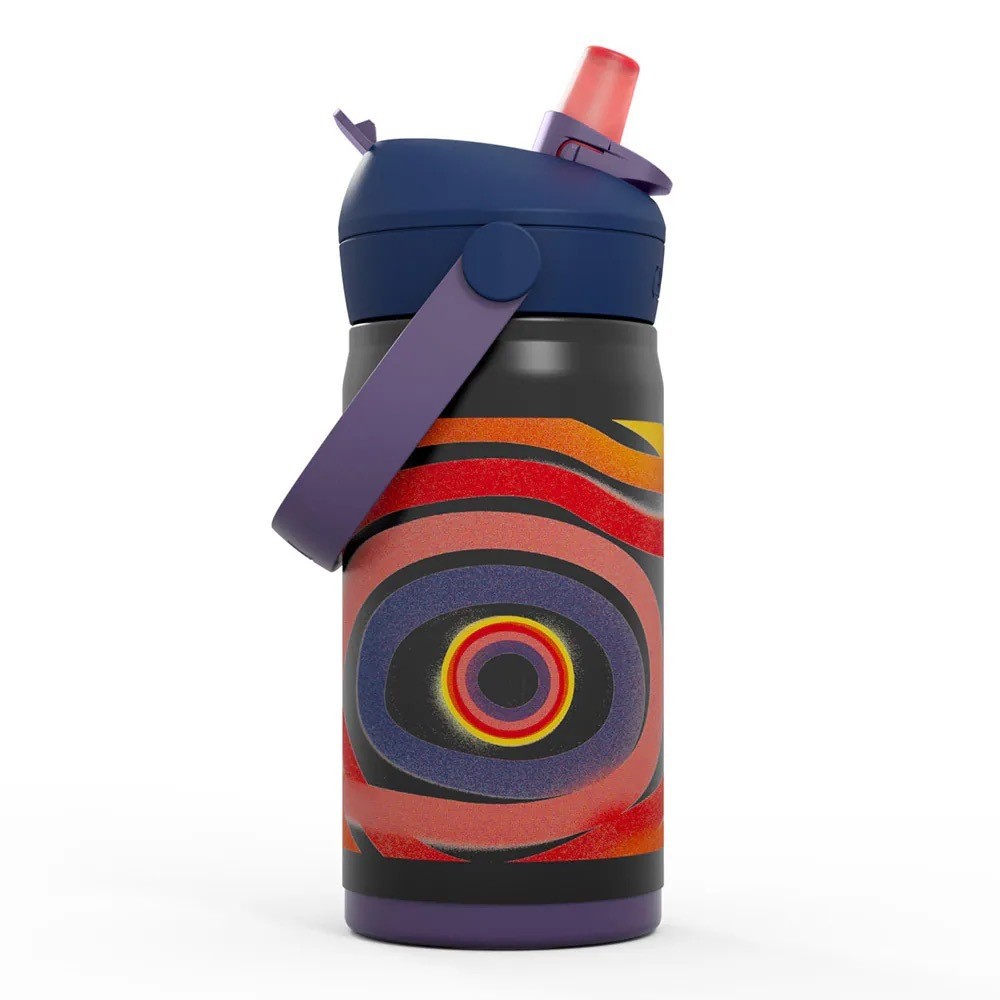 【CAMELBAK】CAMELBAK 350ml 兒童吸管不鏽鋼保冰瓶｜Flip Straw防漏水壺｜K.T.Tactical鎧德, , large