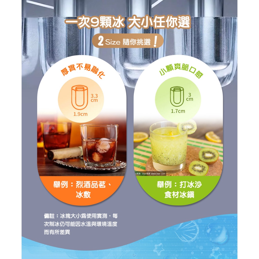 【Glolux】全自動製冰機 加贈USB太空人造型小夜燈一個 ( 期間限定/戶外露營家用/炎夏消暑神器 IMC-9IC), , large