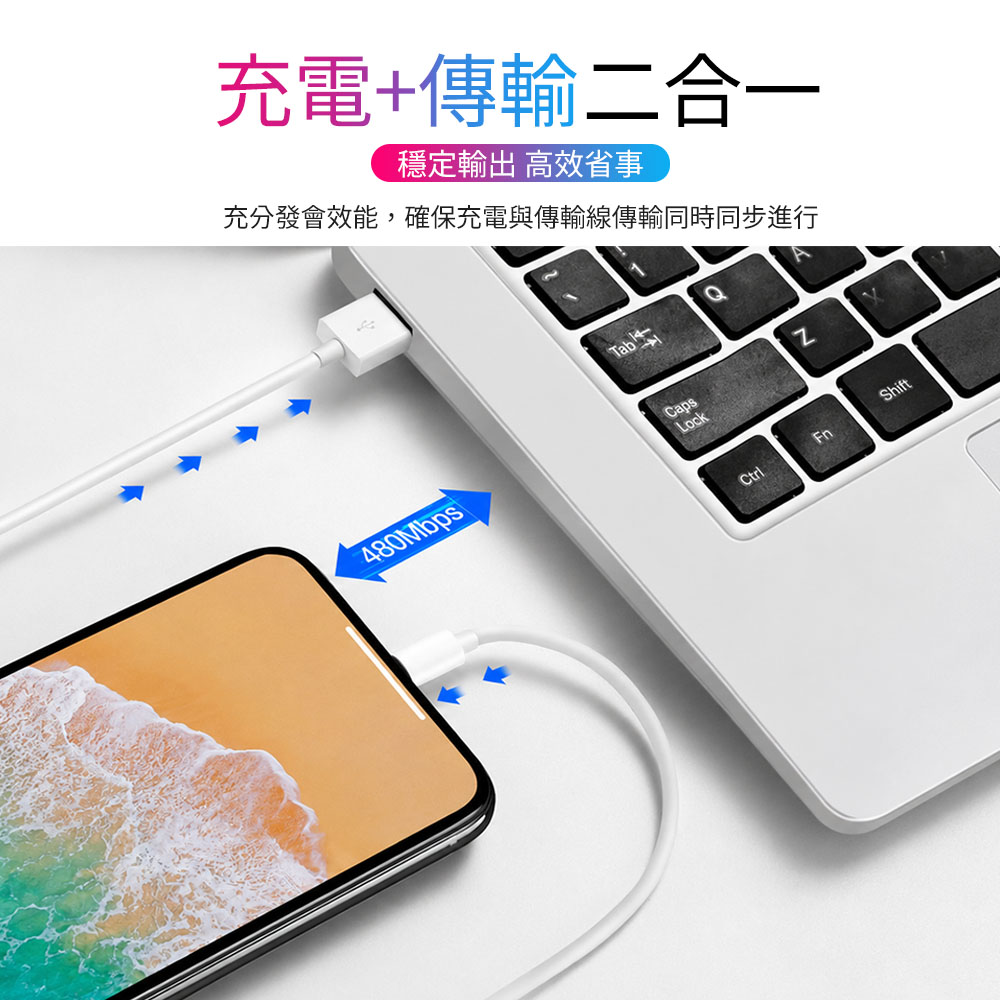 [HANLIN]手機充電線傳輸線 PD快充 USB type-c 安卓充電線線 適用 iPhone 13 12 11 Pro Max, , large