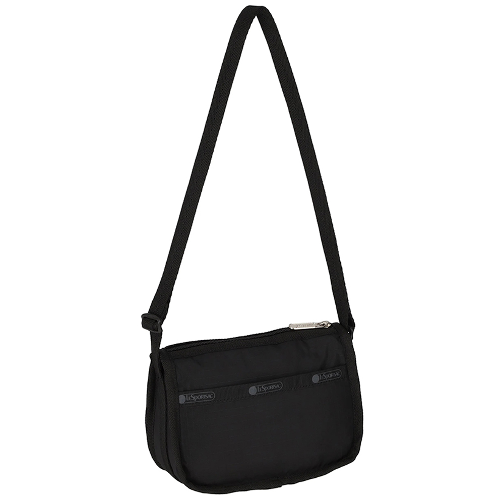 Lesportsac Classic Mini Hobo 時尚迷你小型斜背包 側背包 小廢包 手機包 送禮 禮物 女包(永恆黑), , large